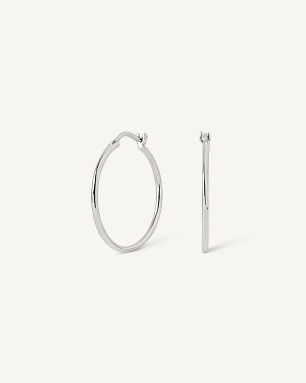 Natural Medium Hoops