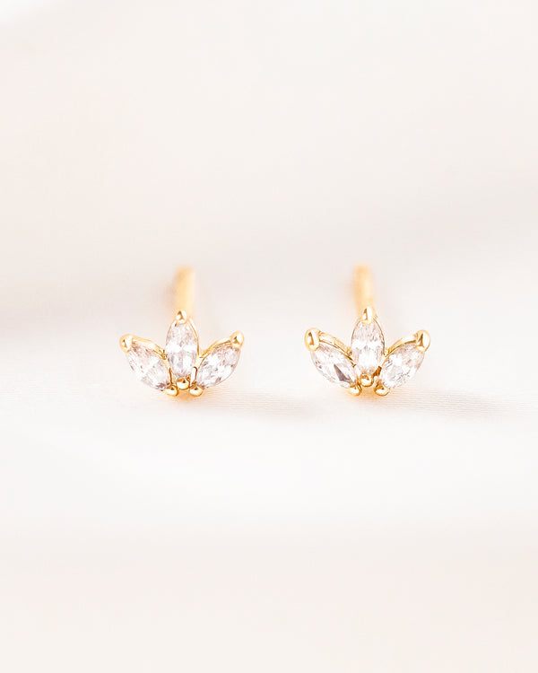 Marquise Crystal Studs