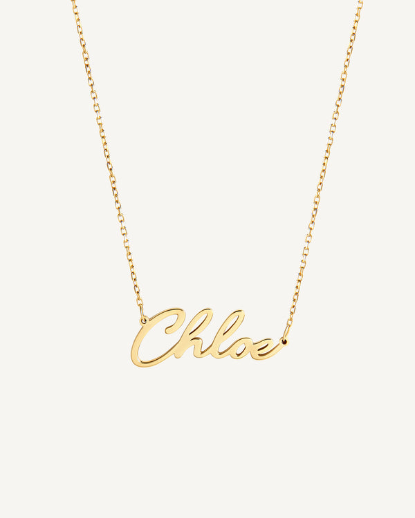 Script Name Necklace