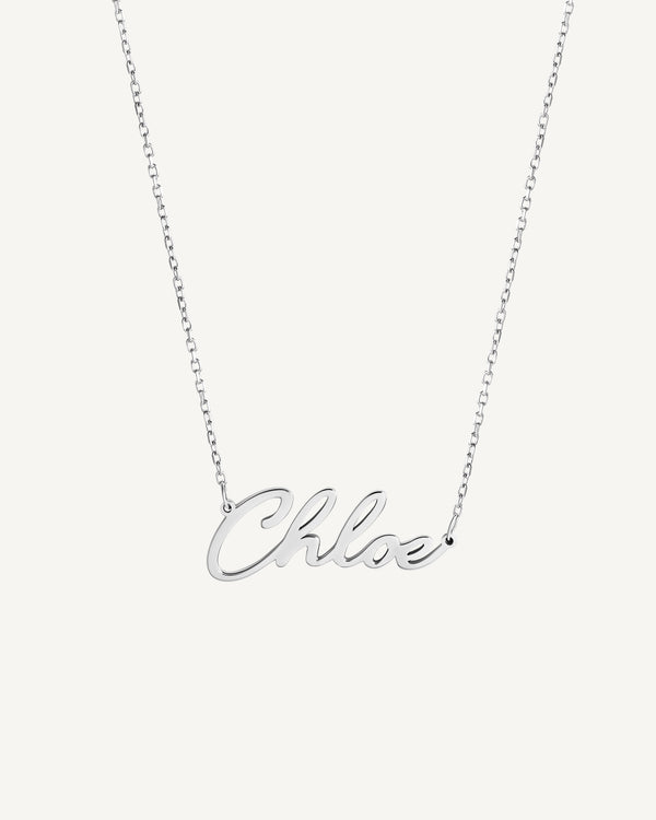 Script Name Necklace